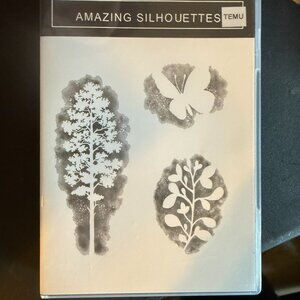 Temu Stamps and Dies Amazing Silhouettes